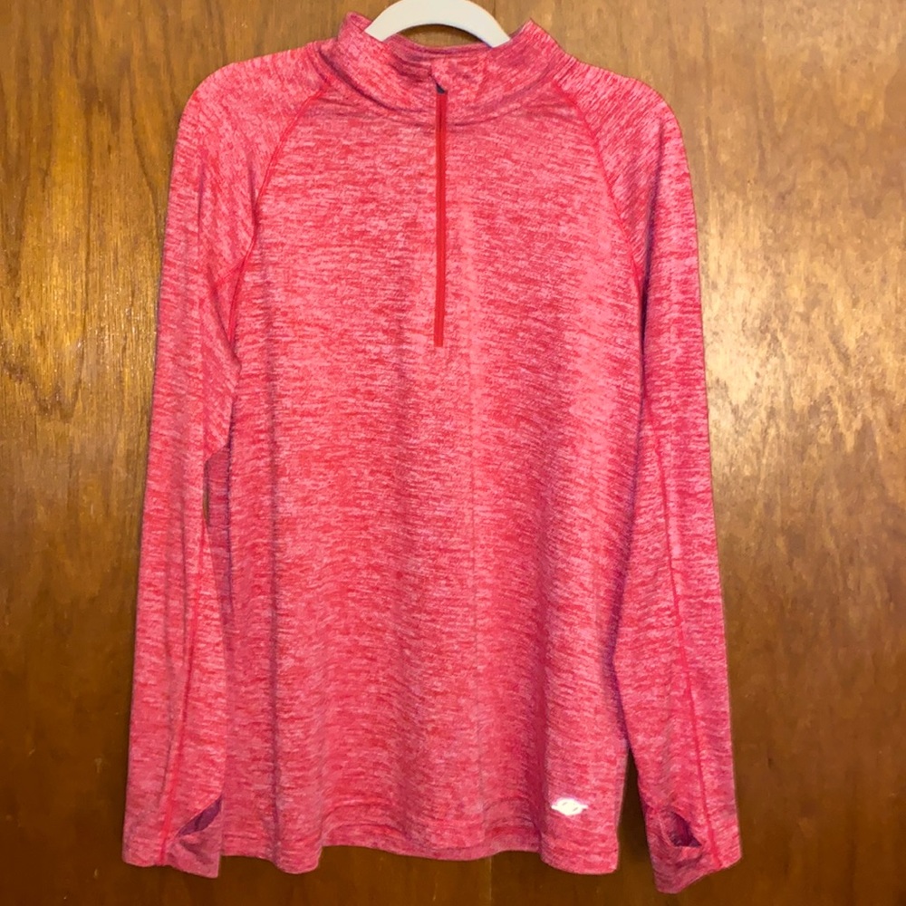 Nordic Track NT Dri Long Sleeve 1/2 Zip Lightweight Pullover w/Thumbholes-Large